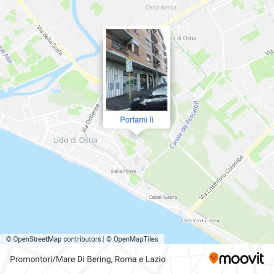 Mappa Promontori/Mare Di Bering