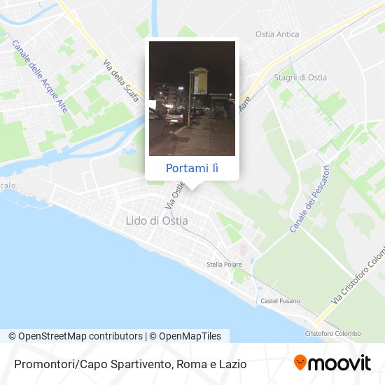 Mappa Promontori/Capo Spartivento