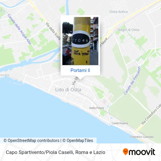 Mappa Capo Spartivento/Piola Caselli