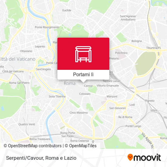 Mappa Serpenti/Cavour