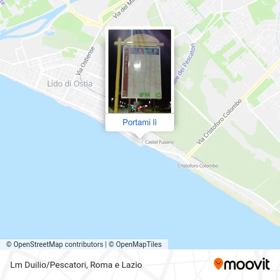 Mappa Lm Duilio/Pescatori