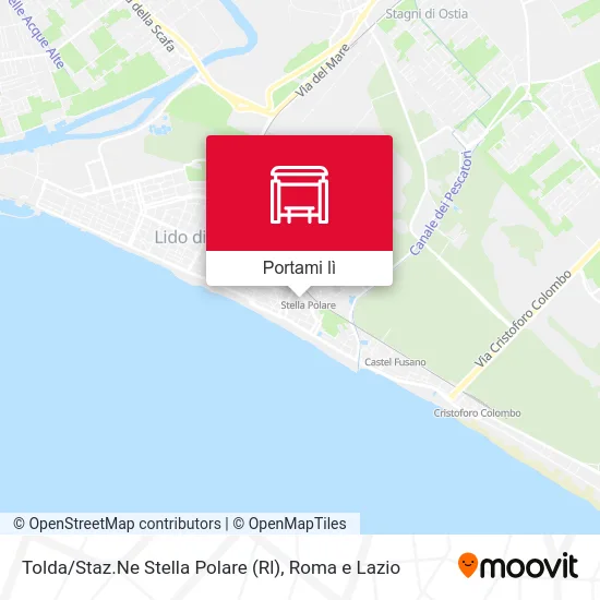 Mappa Tolda / Staz.Ne Stella Polare (Rl)