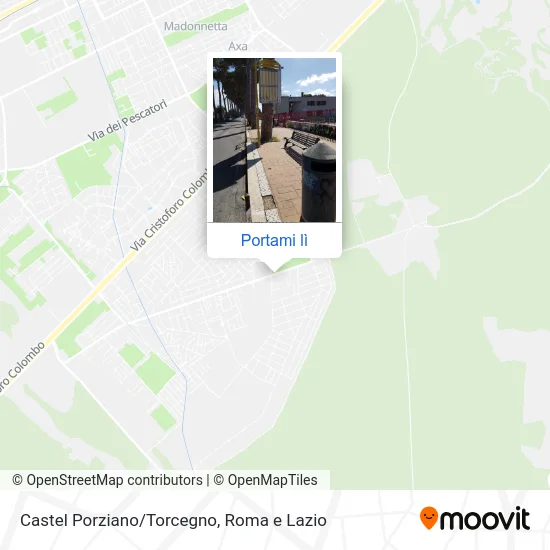 Mappa Castel Porziano/Torcegno