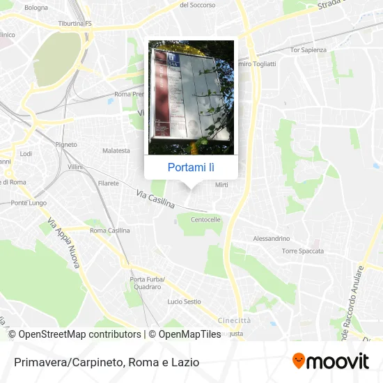Mappa Primavera/Carpineto