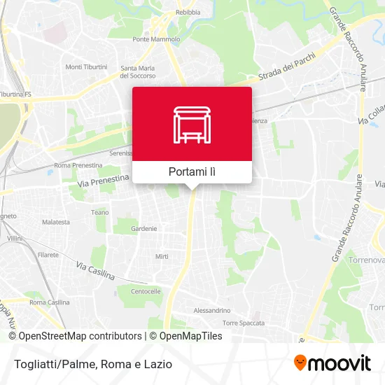 Mappa Togliatti/Palme