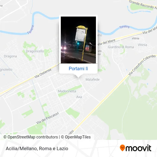 Mappa Acilia/Mellano