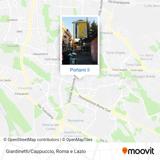 Mappa Giardinetti/Cappuccio