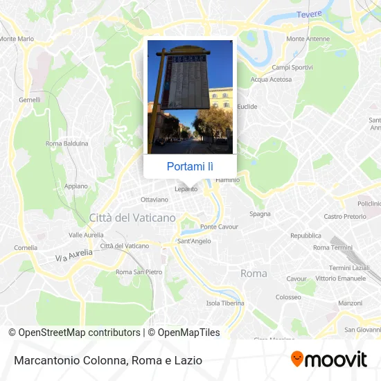 Mappa Marcantonio Colonna