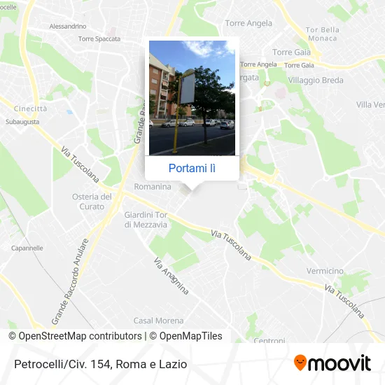 Mappa Petrocelli/Civ. 154