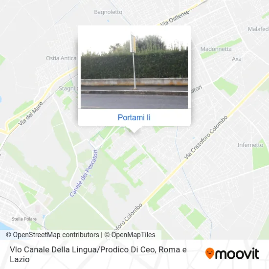 Mappa Vlo Canale Della Lingua / Prodico Di Ceo