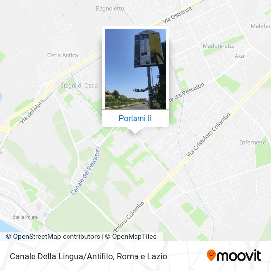 Mappa Canale Della Lingua/Antifilo