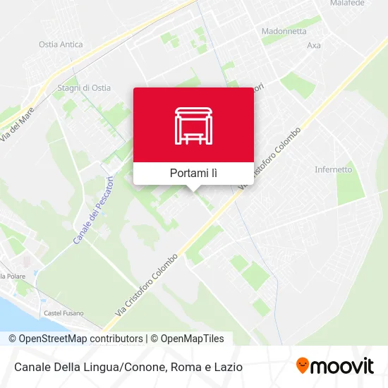 Mappa Canale Della Lingua/Conone