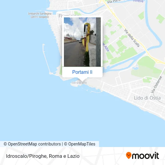 Mappa Idroscalo/Piroghe