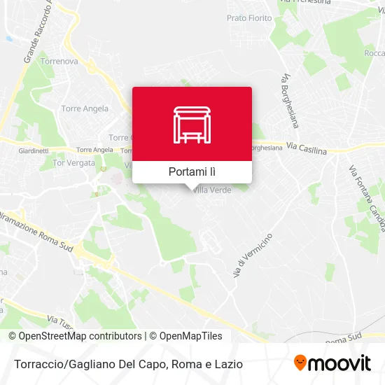 Mappa Torraccio/Gagliano Del Capo