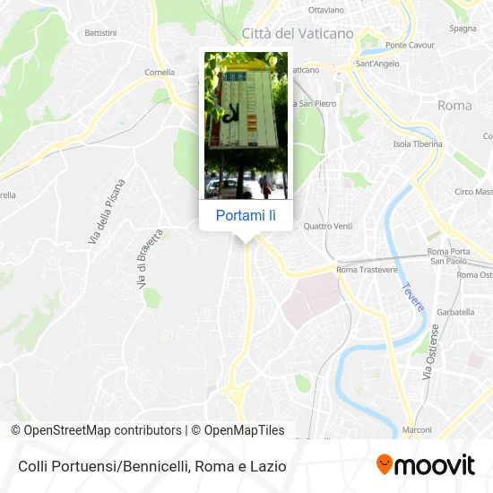 Mappa Colli Portuensi/Bennicelli