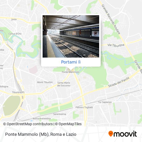 Mappa Ponte Mammolo (Mb)