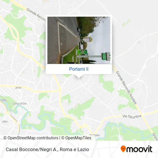 Mappa Casal Boccone/Negri A.