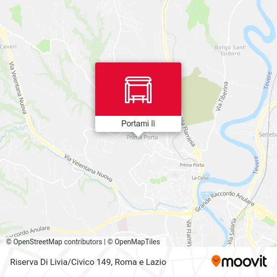 Mappa Riserva Di Livia/Civico 149