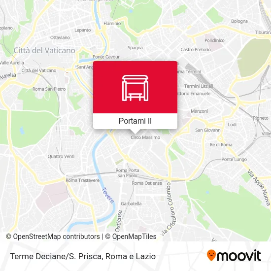 Mappa Terme Deciane/S. Prisca