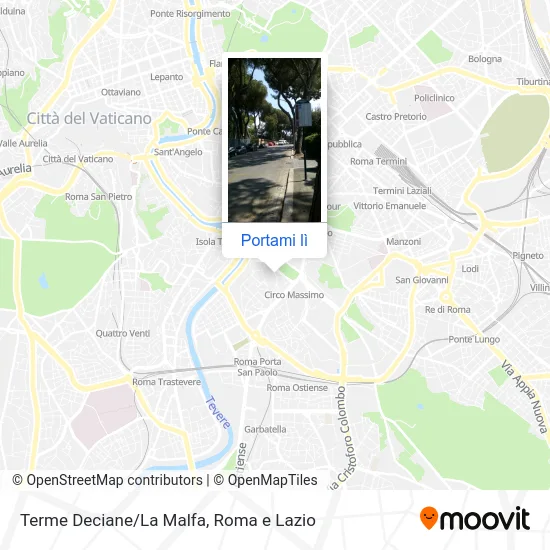 Mappa Terme Deciane/La Malfa