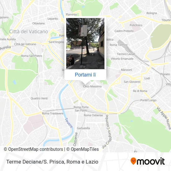 Mappa Terme Deciane/S. Prisca