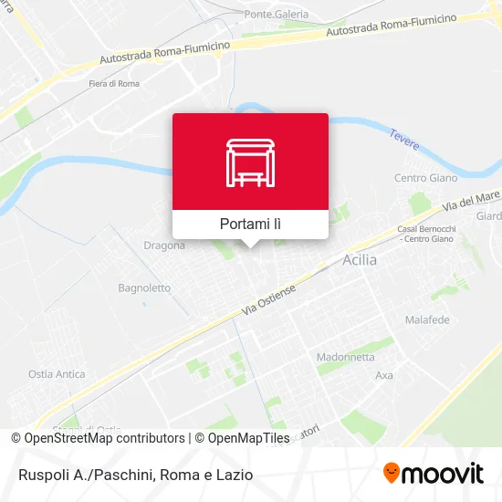 Mappa Ruspoli A./Paschini
