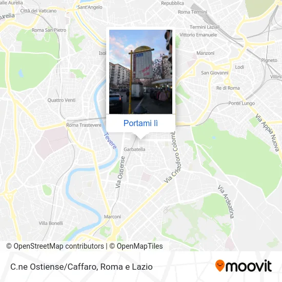 Mappa C.ne Ostiense/Caffaro