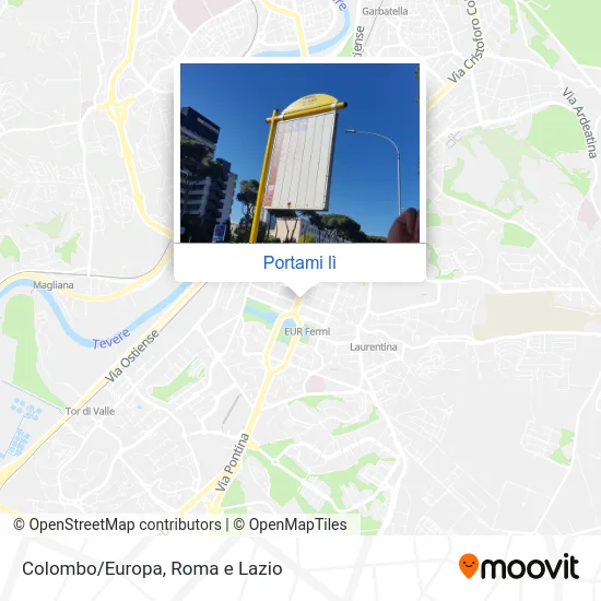 Mappa Colombo/Europa