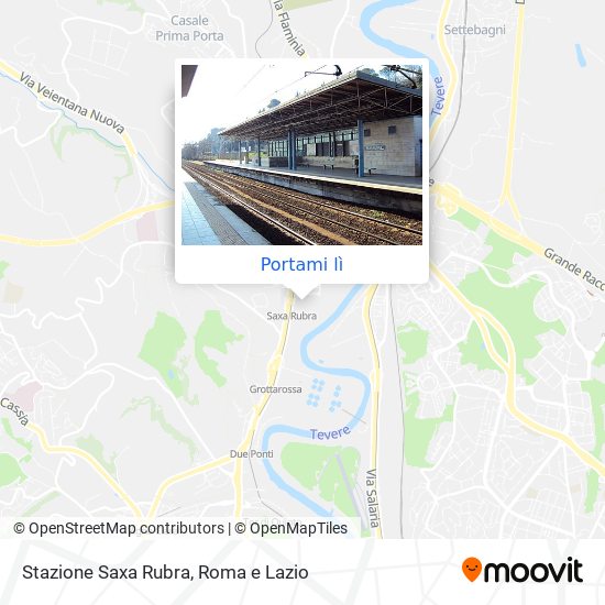 Mappa Stazione Saxa Rubra