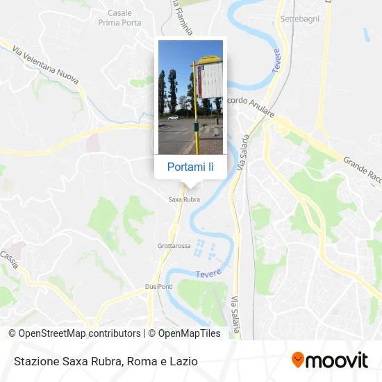 Mappa Stazione Saxa Rubra