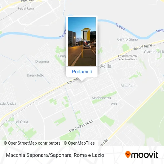 Mappa Macchia Saponara/Saponara