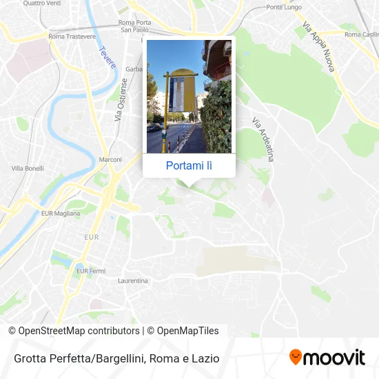 Mappa Grotta Perfetta/Bargellini