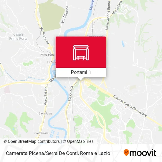 Mappa Camerata Picena/Serra De Conti