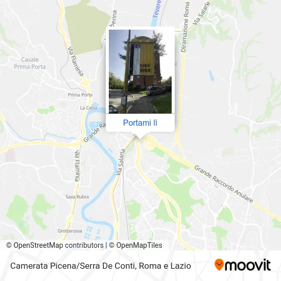 Mappa Camerata Picena/Serra De Conti