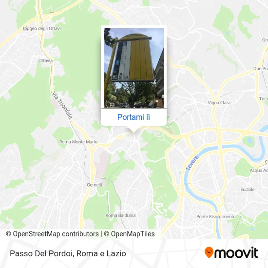 Mappa Passo Del Pordoi