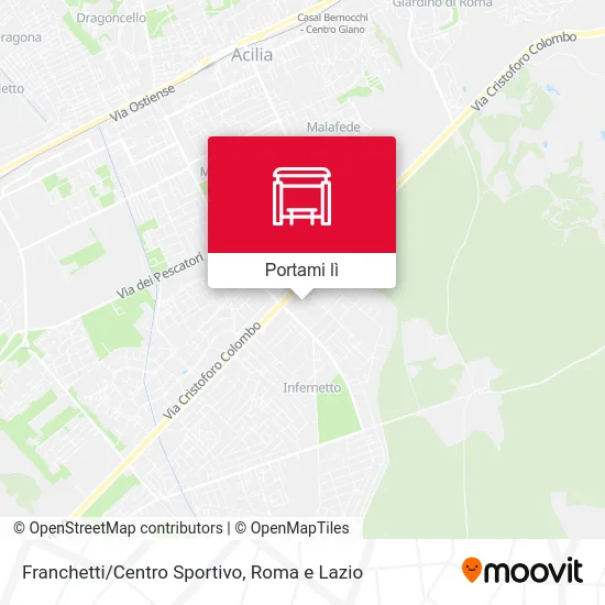 Mappa Franchetti/Centro Sportivo
