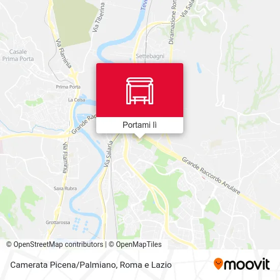 Mappa Camerata Picena/Palmiano