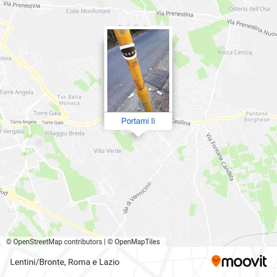 Mappa Lentini/Bronte