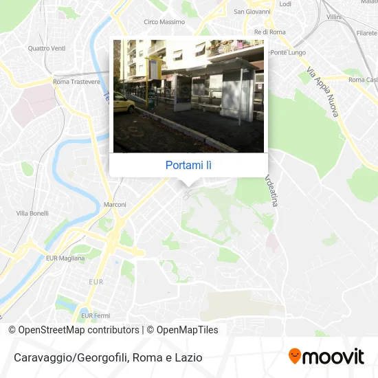 Mappa Caravaggio/Georgofili