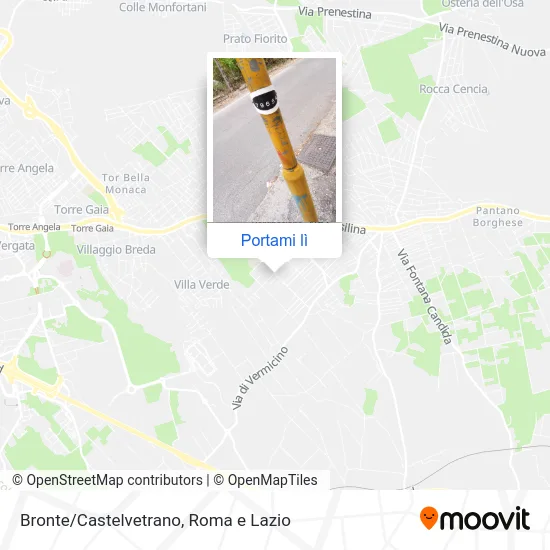 Mappa Bronte/Castelvetrano