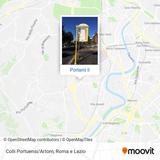 Mappa Colli Portuensi/Artom