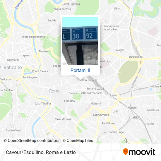 Mappa Cavour/Esquilino