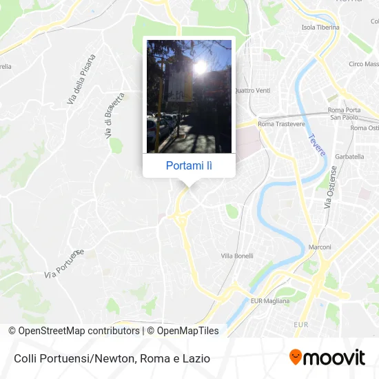 Mappa Colli Portuensi/Newton