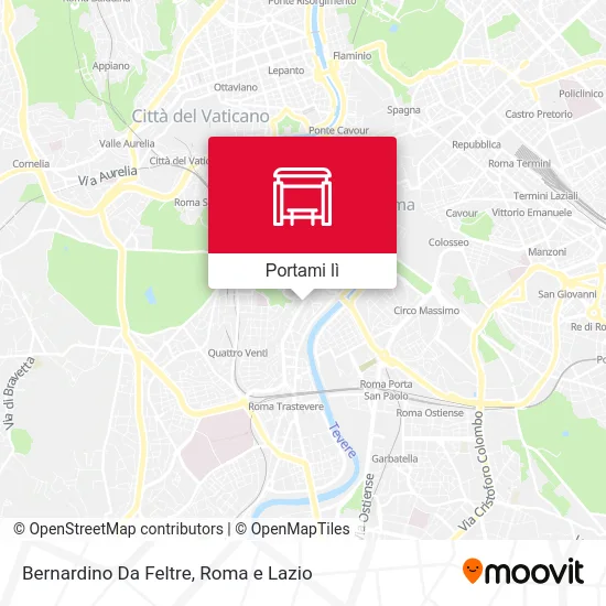 Mappa Bernardino Da Feltre