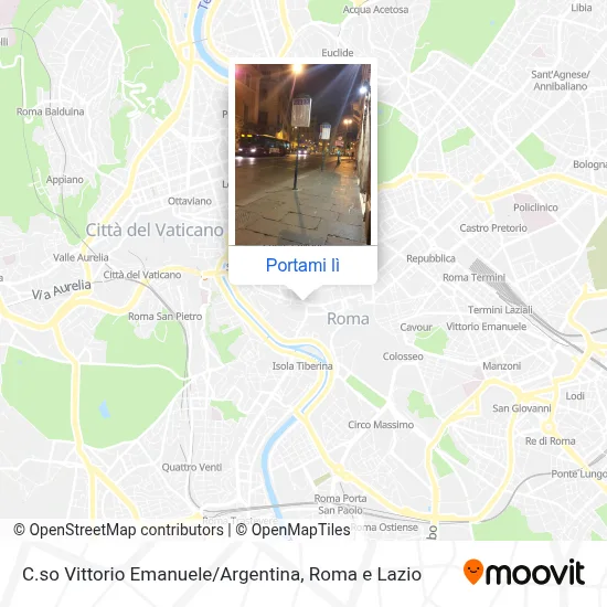 Mappa C.so Vittorio Emanuele / Argentina