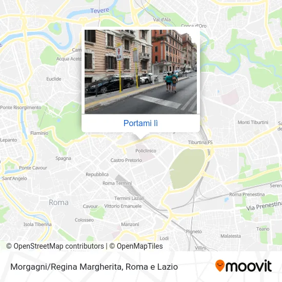 Mappa Morgagni/Regina Margherita