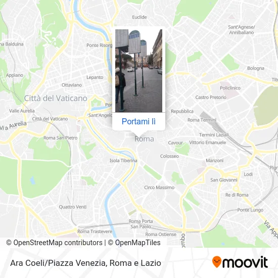 Mappa Ara Coeli/Piazza Venezia