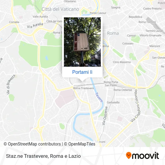 Mappa Staz.ne Trastevere