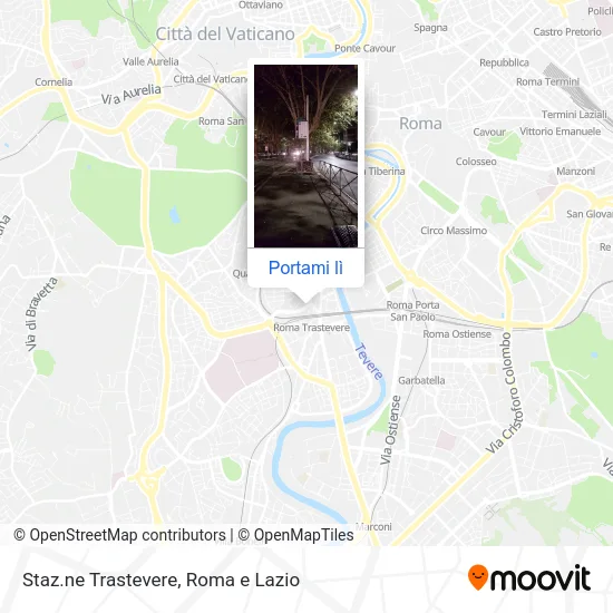Mappa Staz.ne Trastevere