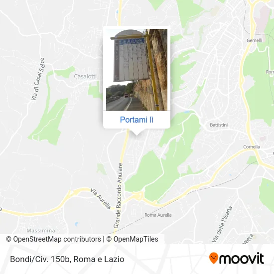 Mappa Bondi/Civ. 150b